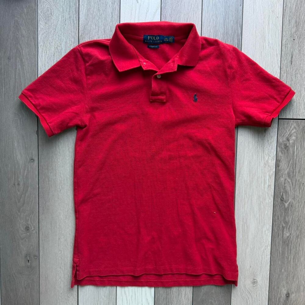 Ralph lauren red polo shirt